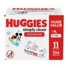 WIPE, BABY HUGGIES SIMPLY CLN FLIPTOP UNSCNTD (704/CS)
