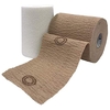 2 Layer Compression Bandage System CoFlex TLC Zinc with Indicators 4 Inch X 6 Yard / 4 Inch X 7 Yard 35 to 40 mmHg Self-adherent / Pull On Closure Tan NonSterile, 1/BX