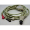 ECG Cable 3 Lead SNAP HEAD 45 degree angle For use with Criticare Datascope 602A-A, Poet 2, 1/EA