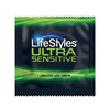 Sxwell USA Lifestyles&reg; Ultra Sensitive Lubricated Latex Condom MON1206381CS