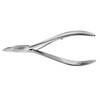 Nail Corner Forceps Herbi Feet Flat Fine Jaws 5-1/8 Inch Length Stainless Steel, 1/EA