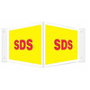 Wall Sign Hazardous HCL SDS Sign, 1/EA