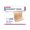 Adhesive Strip Leukoplast Elastic 1-1/2 X 2 Inch Plastic Rectangle Tan Sterile, 1200/CS