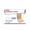 Adhesive Strip Leukoplast Elastic 1 X 3 Inch Cross-Elastic Material Rectangle Tan Sterile, 100/BX