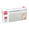 Exam Glove Basic Medium NonSterile Vinyl Standard Cuff Length Smooth White Not Rated, 1 EA/BX