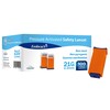 Safety Lancet Embrace® 21 Gauge Retractable Pressure Activated Finger, 1000/CS