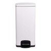 McKesson Trash Can McKesson 32 Quart / 8 gal. White Metal Square MON1223678EA