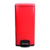 McKesson Trash Can McKesson 32 Quart / 8 gal. Red Metal Square MON1223682EA