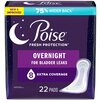 Bladder Control Pad Poise® Fresh Protection™ Overnight 5.3 Inch Length Heavy Absorbency Sodium Polyacrylate Core One Size Fits Most