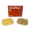 Ostomy Barrier CeraPlus™ Trim to Fit, Extended Wear Hydrocolloid Up to 3-1/2 Inch Opening 4 X 4 Inch, 5/BX
