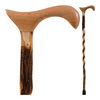 Brazos Twisted Hickory Cane, 37-Inch Height