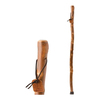 Brazos Sapling American Hardwood Free-Form Walking Stick with Compass, 55-Inch Height, Brown