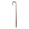 Round Handle Cane Brazos™ Twisted Wood 37 Inch Height Brown Oak