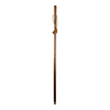 Brazos Traditional Straight Pine Handcrafted Walking Stick, 55-Inch, Brown