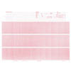 Recording Chart Paper Burdick Roll Red Grid, 1/RL