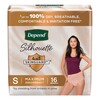 Female Adult Absorbent Underwear Depend® Silhouette® Waistband Style Small Disposable Heavy Absorbency