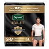 Depend Real Fit Underwear for Men, Small/Medium