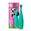 ISSA baby Soft Silicone Sonic Toothbrush, Kiwi Green Panda