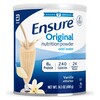 Oral Supplement Ensure® Original Vanilla Flavor Powder 14.1 oz. Can, 6/CS