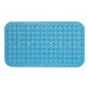 Veridian Healthcare LLC Theracare Bathtub Mat, Antifungal, Blue, 15 x 27 Inch MON1257842EA