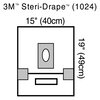 EENT Drape 3M™ Steri-Drape™ Small Aperture Drape 15 W X 19 L Inch Sterile, 40/CS