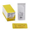 Suture with Needle Fast Absorbing Absorbable Uncoated Undyed Suture Plain Gut Size 5 - 0 18 Inch Suture 1-Needle 13 mm Length 3/8 Circle Precision Cosmetic - Conventional Cutting PRIME Needle, 12/BX