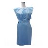 Patient Exam Gown Medium Blue Disposable, 1/EA