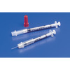Tuberculin Syringe with Needle Monoject® 1 mL 25 Gauge 5/8" Attached Sliding Safety Needle, 100 EA/BX