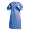 Fabric-Reinforced Surgical Gown with Towel Astound X-Large Blue Sterile AAMI Level 3 Disposable, 18/CS