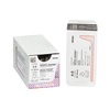 suture with needle Coated Vicryl Rapide Absorbable Coated Undyed Suture Braided Polyglactin 910 Size 4-0 18 Inch Suture 1-Needle Size 4 - 0 3/8 Circle Precision Point - Reverse Cutting Needle, 12/DZ