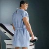 Patient Exam Gown EnduroWear® Large Blue Disposable, 25/CS