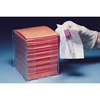 Biohazard Wipe BloodBloc Heavy Absorbency White / Orange NonSterile Cellulose / Polyethylene 4 X 4 Inch Disposable, 200/PK