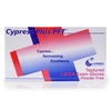 Exam Glove Cypress Plus PFT Medium NonSterile Latex Standard Cuff Length Fully Textured Ivory Not Rated, 100 EA/BX