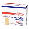 Adhesive Strip Careband 3/4 X 3 Inch Fabric Rectangle Tan Sterile, 100/BX