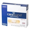 Adhesive Strip Careband 3/4 X 3 Inch Plastic Rectangle Sheer Sterile, 100/BX