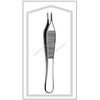 Dressing Forceps Econo™ Adson 4-3/4 Inch Length Floor Grade Pakistan Stainless Steel Sterile NonLocking Thumb Handle Straight Serrated Tip
