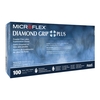 Exam Glove Diamond Grip Plus, XL, NonSterile, Latex, Standard Cuff Length, Fully Textured, White Not Rated