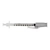 BD SafetyGlide™ Tuberculin Syringe with Needle, 100 EA/BX MON403522BX