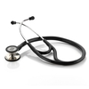 Cardiology Stethoscope Adscope® Black 1-Tube 19 Inch Tube Double-Sided Chestpiece, 1/EA