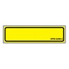 Blank Label Barkley® Multipurpose Label Black / Yellow 1-3/8 X 5-3/8 Inch, 200/RL