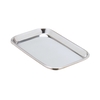 Integra LifeSciences Instrument Tray Miltex Rolled Edge Stainless Steel 23/32 X 6-1/2 X 10 Inch, 1/EA MON528675EA