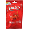 Halls® Cold and Cough Relief, 7 mg Strength, Lozenge, 30 per Bag