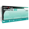 Microflex Medical NeoPro EC Extended Cuff Length Exam Glove, Large, Green MON532735BX