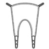 Quick Fit Padded Sling Hoyer® 4 Point Cradle Extra Large 500 lbs. Weight Capacity, 1/EA