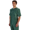 Scrub Shirt Barrier X-Large Green 3 Pockets Short Set-In Sleeve Unisex, 48 EA/CS