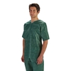 Scrub Shirt Barrier Large Green 3 Pockets Short Set-In Sleeve Unisex, 12/BG