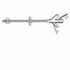 Avanos Medical Sales Gastrostomy Feeding Tube MIC&reg; 24 Fr. Silicone Sterile MON567101EA