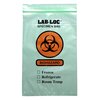 Specimen Transport Bag with Document Pouch Lab-Loc® 6 X 9 Inch Zip Closure Biohazard Symbol / Storage Instructions NonSterile, 1/PK