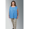 Scrub Shirt AmpleWear Large Blue / White 1 Pocket Unisex, 50/CS