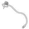 Huber Infusion Set Gripper 22 Gauge 3/5 Inch 8 Inch Tubing Needless Y-site, 12 EA/BX